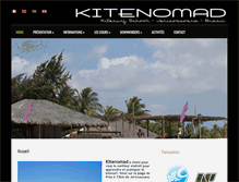 Tablet Screenshot of kitenomad.com